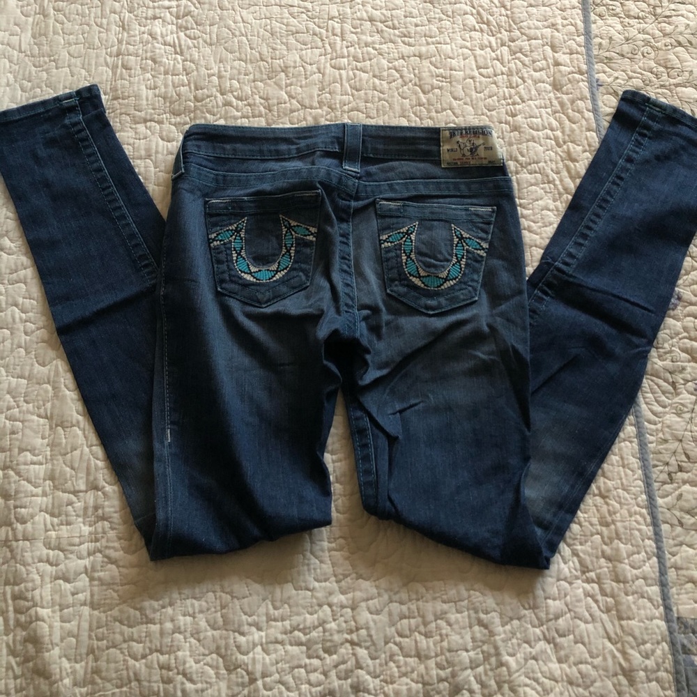 Worn 2x true religion jeans